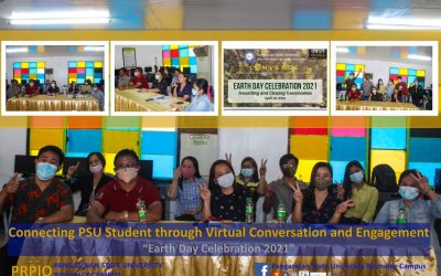 Connecting PSU Student through Virtual Conversation and Engagement “Earth Day Celebration 2021”