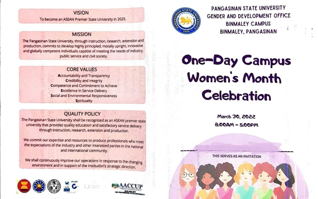 One-Day Campus Women’s Celebration